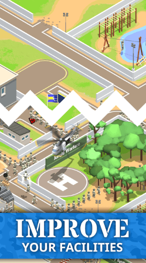 Idle Army Base v3.2.0 MOD APK (Unlimited Money, Stars)